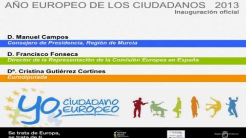 Inauguración de la Jornada 'Año Europeo de la Ciudadanía'