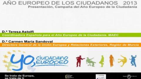 Año Europeo de la Ciudadanía en España: presentación de la campaña 'Yo, ciudadano europeo'