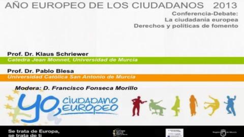Año Europeo de la Ciudadanía: Conferencia 'La ciudadanía europea: derechos y políticas de fomento'